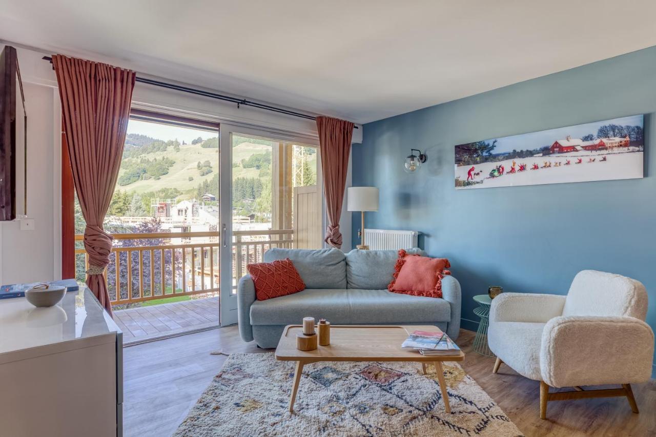 Rare ! Appartement Renove Dans Le Village Pieton De Межев Экстерьер фото