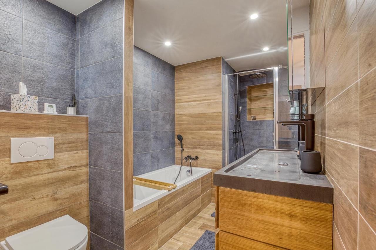 Rare ! Appartement Renove Dans Le Village Pieton De Межев Экстерьер фото