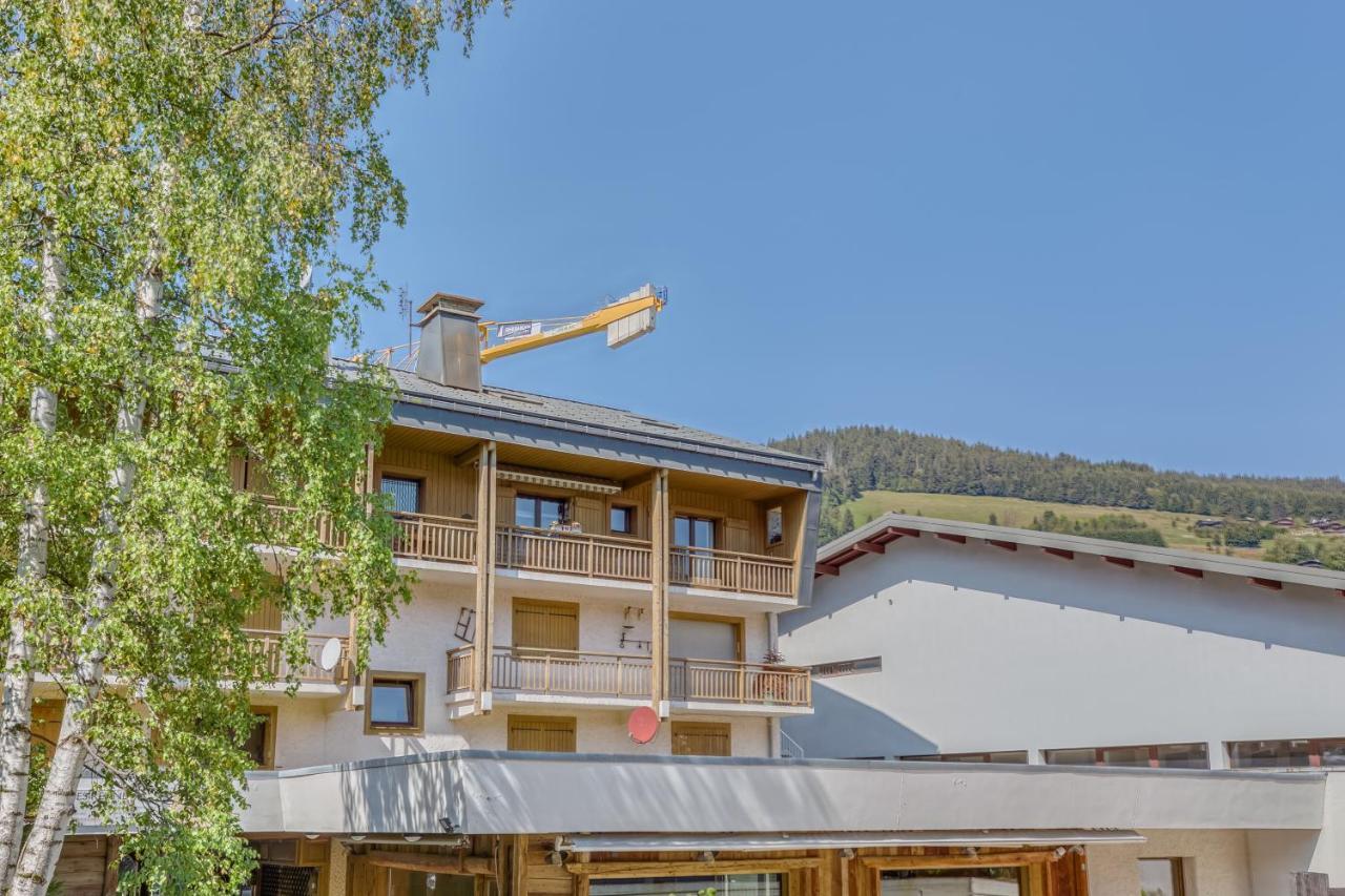 Rare ! Appartement Renove Dans Le Village Pieton De Межев Экстерьер фото